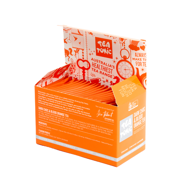 Blood Orange & Dark Chocolate Tea* -  20 Teabags Box