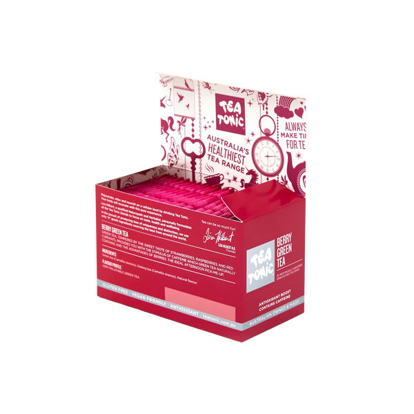 Berry Green Tea - 20 Teabags Box Organic
