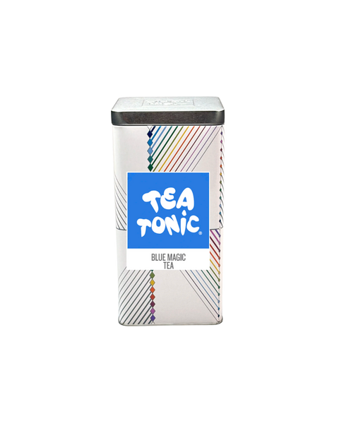 TALL TIN BLUE MAGIC TEA - 50 TEABAGS