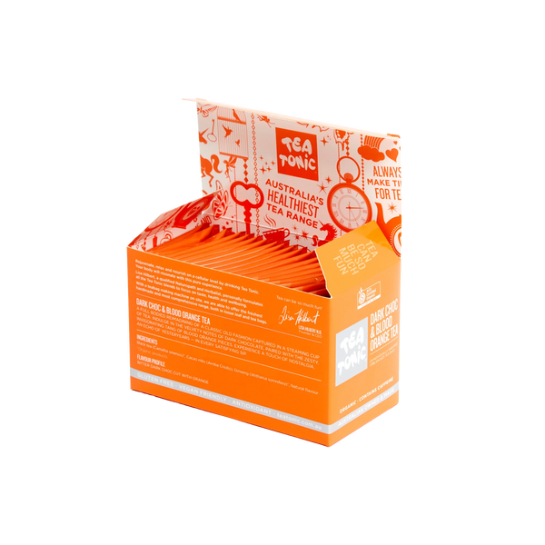 Blood Orange & Dark Chocolate Tea - 20 Teabags Box Organic