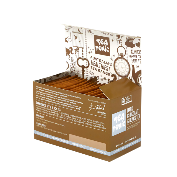 Dark Chocolate & Black Tea -  Box 20 Teabags