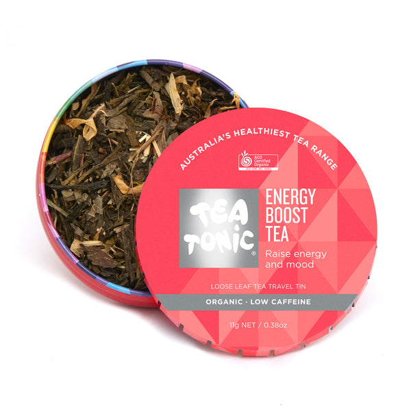 Energy Boost Tea  - Travel Tin Loose Leaf Tea Organic
