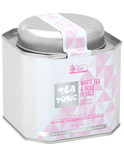 White Tea & Rose Petals* Loose Leaf Tin