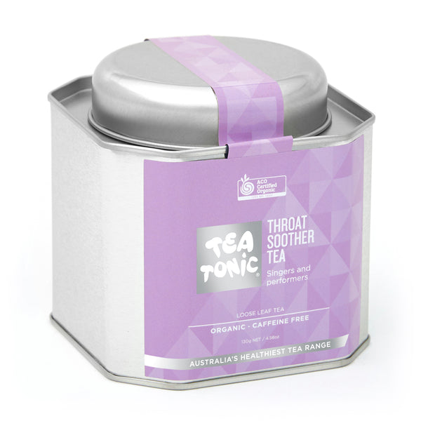 Throat Soother Tea 130g -Tin Loose Leaf Organic