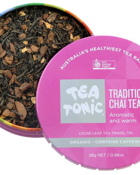 Traditional Chai Tea* Loose Leaf Travel Tin