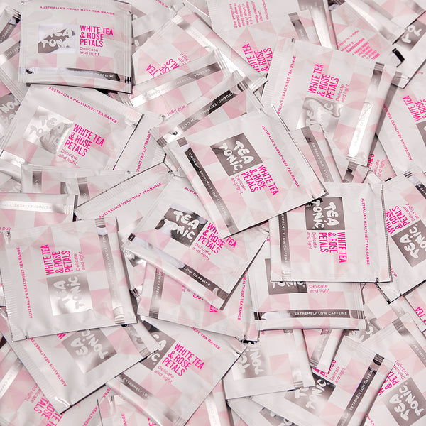 White Tea & Rose Petals  - 200 Teabags Bulk Organic