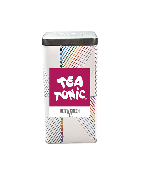TALL TIN BERRY GREEN TEA - 50 TEABAGS