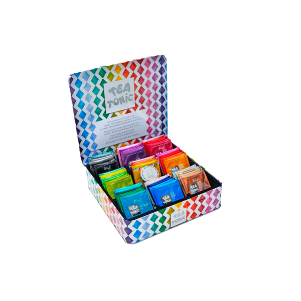 Grande High Tea Chest - 63 Teabags + Mini Gold Sugar