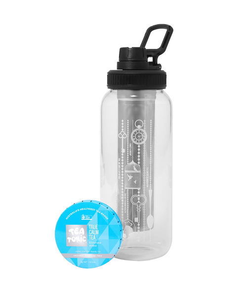 Glass Tea Bottle 1L - True Calm Tea