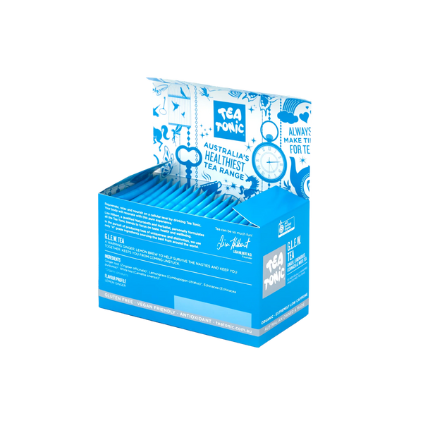 GLEW (ginger, lemongrass, echinacea, white tea)Tea - 20 Teabags Box Organic