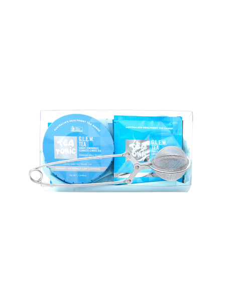 GLEW (Ginger, Lemongrass, Echinacea, White Tea) Tea - Travel Pack