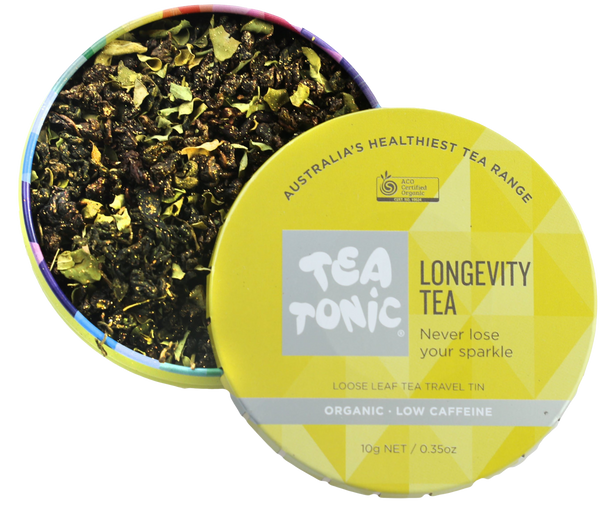 Tea Mug For 1 - Including Longevity Tea Loose Leaf Travel Tin