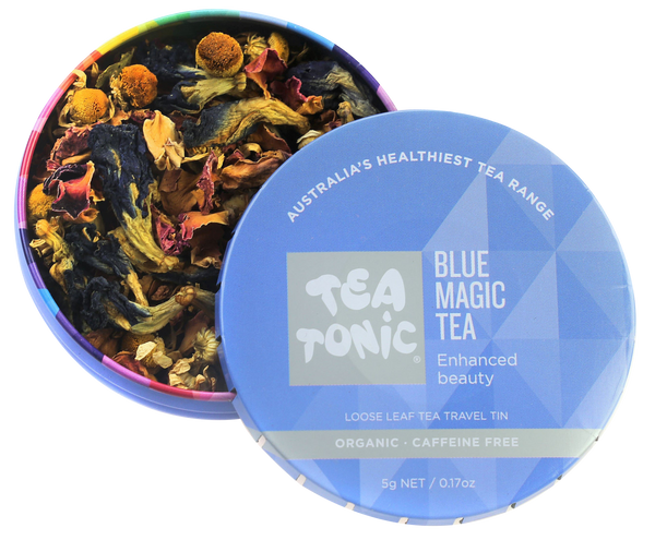Glass Tea Bottle 1L - BLUE MAGIC Tea