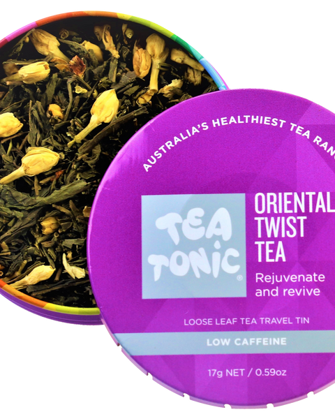 Oriental Twist Tea Loose Leaf Travel Tin