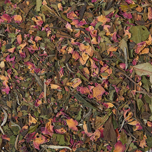 White Tea & Rose Petals - Tin Loose Leaf Organic