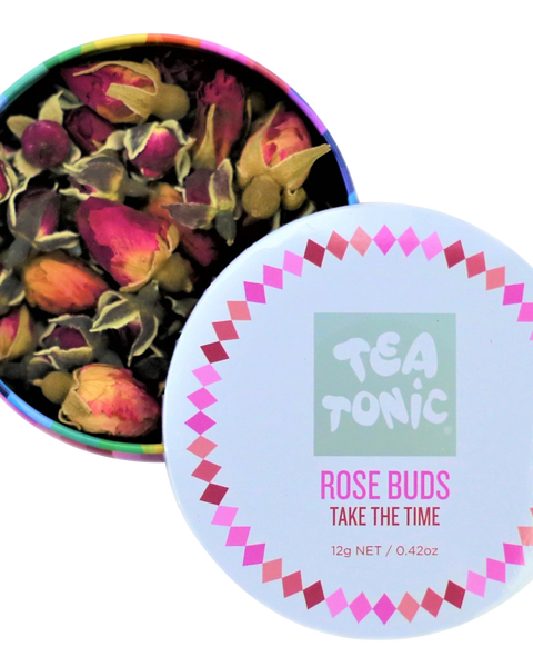 Rose Bud Tea Loose Leaf Travel Tin