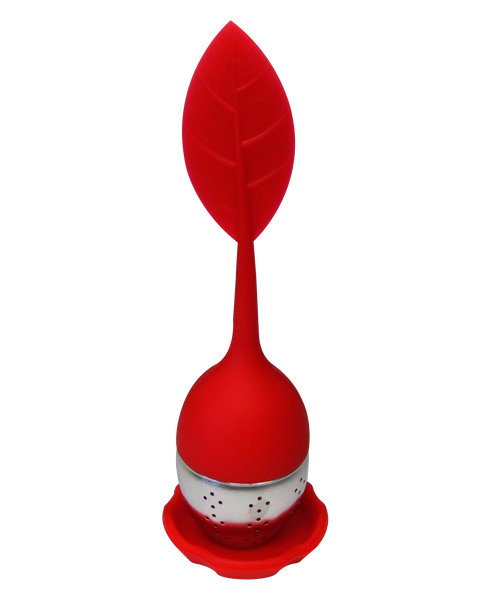 Silicone Leaf Infuser - Red