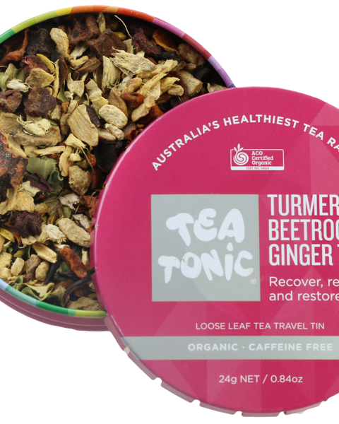 Turmeric, Beetroot & Ginger Tea Loose Leaf Travel Tin