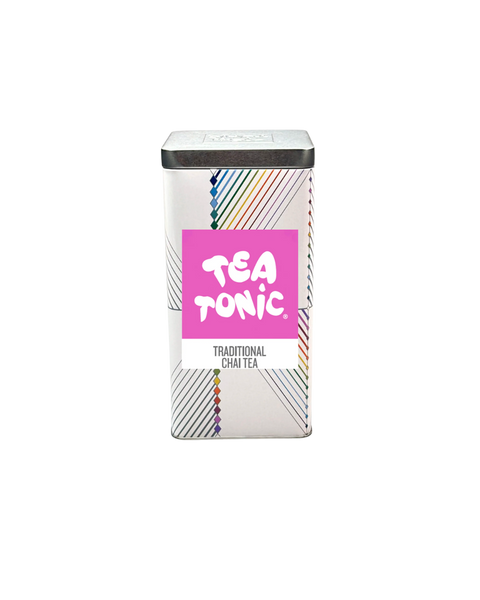 TALL TIN TRADITIONAL CHAI TEA - 50 TEABAGS