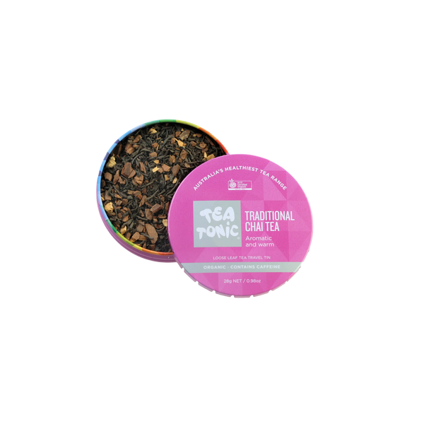 Traditional Chai Tea - Travel Tin Loose Leaf Tea Organic