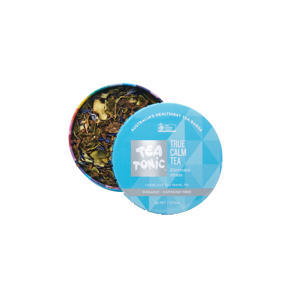 True Calm Tea - Travel Tin Loose Leaf Tea Organic