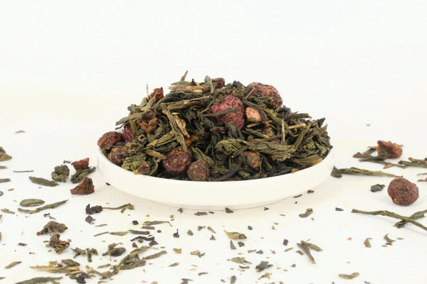 Berry Green Tea - Cone Jar Loose Leaf