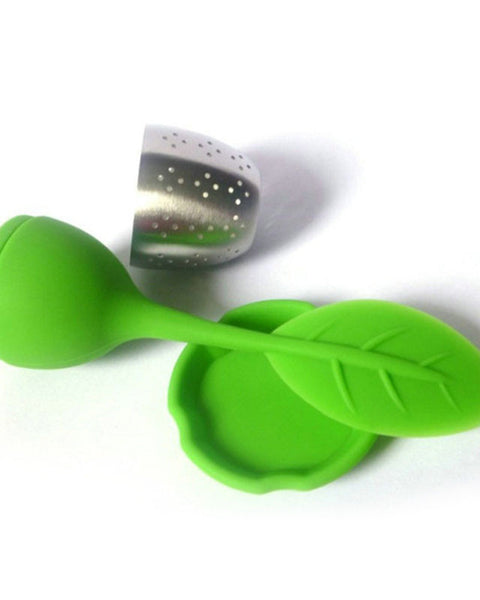 Silicone Leaf Infuser - Green