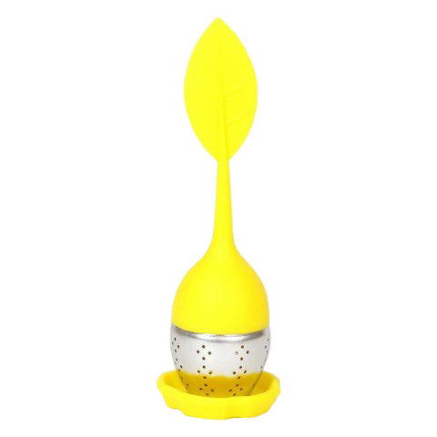 Silicone Leaf Infuser - Yellow